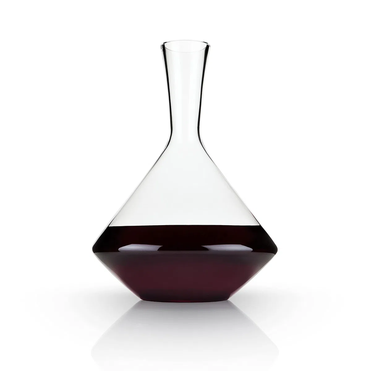 Viski Abgewinkelter Weindekanter, Glaskrug für Rot- und Weißwein, Weinkaraffe, perfekt für Weinliebhaber, 1 Stück, 1,7 l