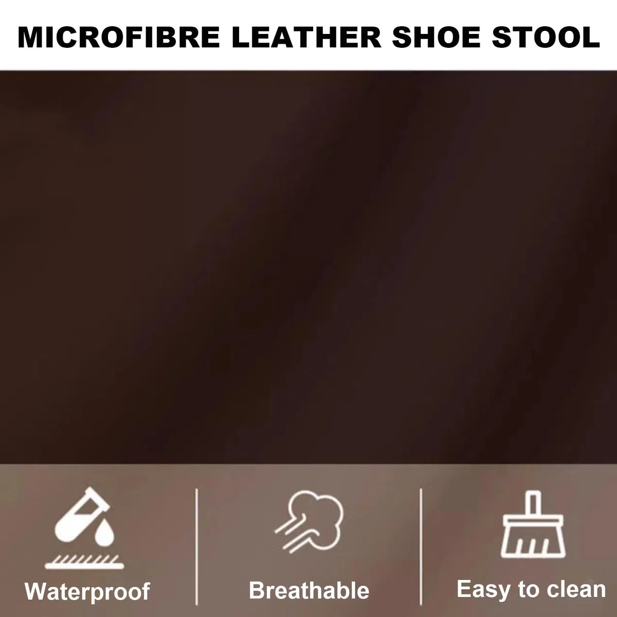 Schmaler Schuhwechselhocker, 2-stöckig, PU-Leder, Schuhregal mit gepolstertem Metall-Design, perfekt für Flur und Wohnzimmer (Grau, 120 x 20 cm)