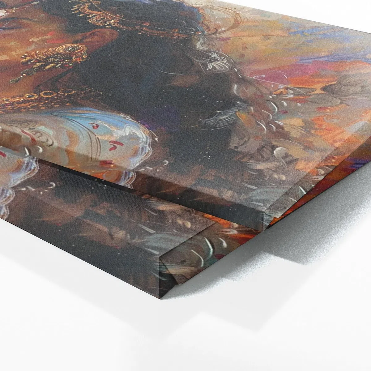 Sense Canvas Arjuna Romantische Verbindung 3 Leinwand-Kunst, Heimdekoration, Wandkunstdruck, Poster, Gemälde, Größe XL, 60 x 24 / 1,9 cm