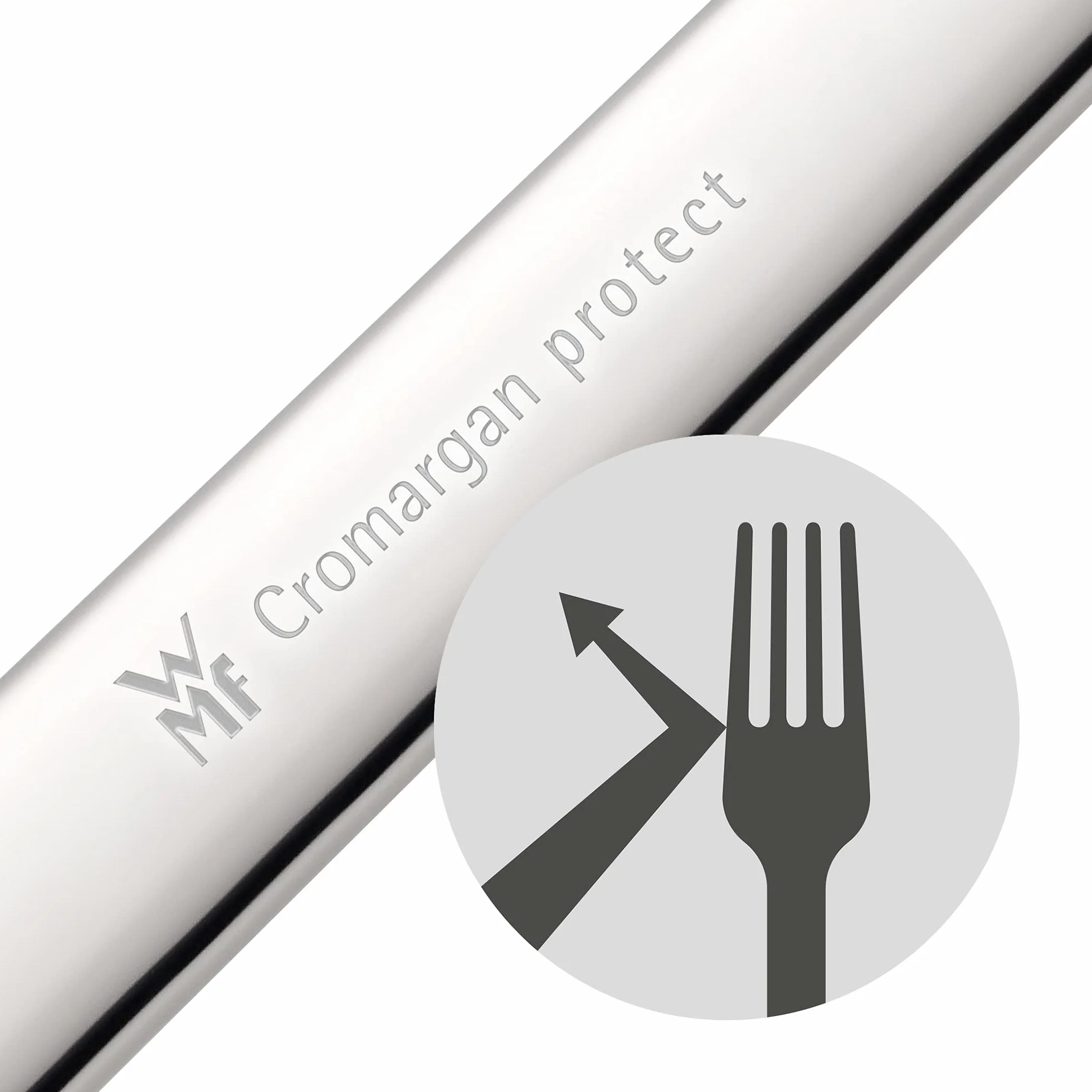 WMF Corvo Besteck Set 12 Personen, Essbesteck 60 teilig, Hohlheftmesser, Cromargan Protect mattiert, kratzbeständig, spülmaschinenfest