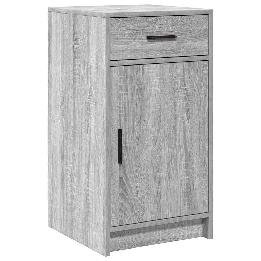 Schminktisch 2er Set Grau mit LED-Beleuchtung 78,5 x 41 x 75 cm Holzwerkstoff Kosmetikspiegelkommode Stauraum Frisiertisch für Schlafzimmer, Studio und Salon