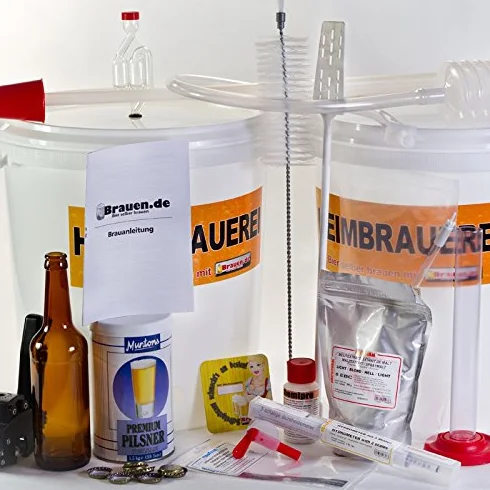 Bierbrauset Komplett Ausstattung für Bierkit Brauer bis 23 Liter Bierbrauen