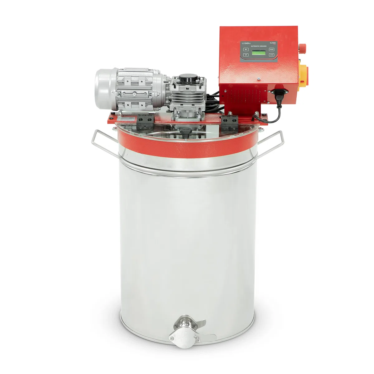 LYSON Honigrührgerät 70 L 230V mit automatischer Steuerung Honigrührwerk Honig rühren aus Edelstahl