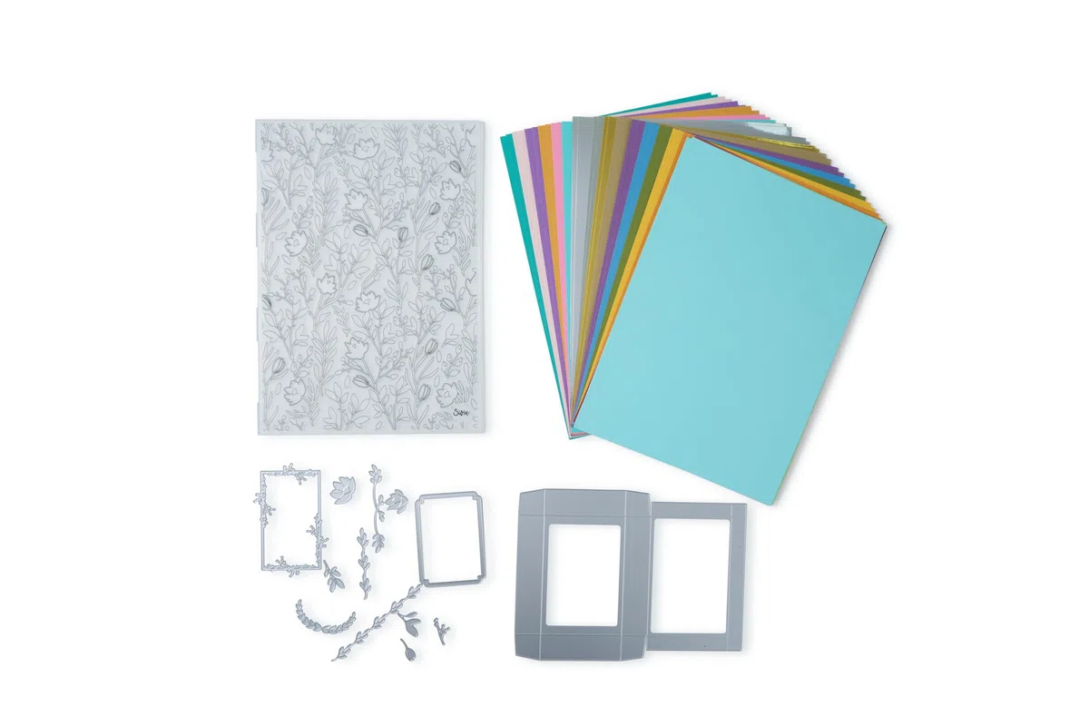 Sizzix Big Shot Plus Maschine mit Starterkit, manueller Stanz- und Prägemaschine