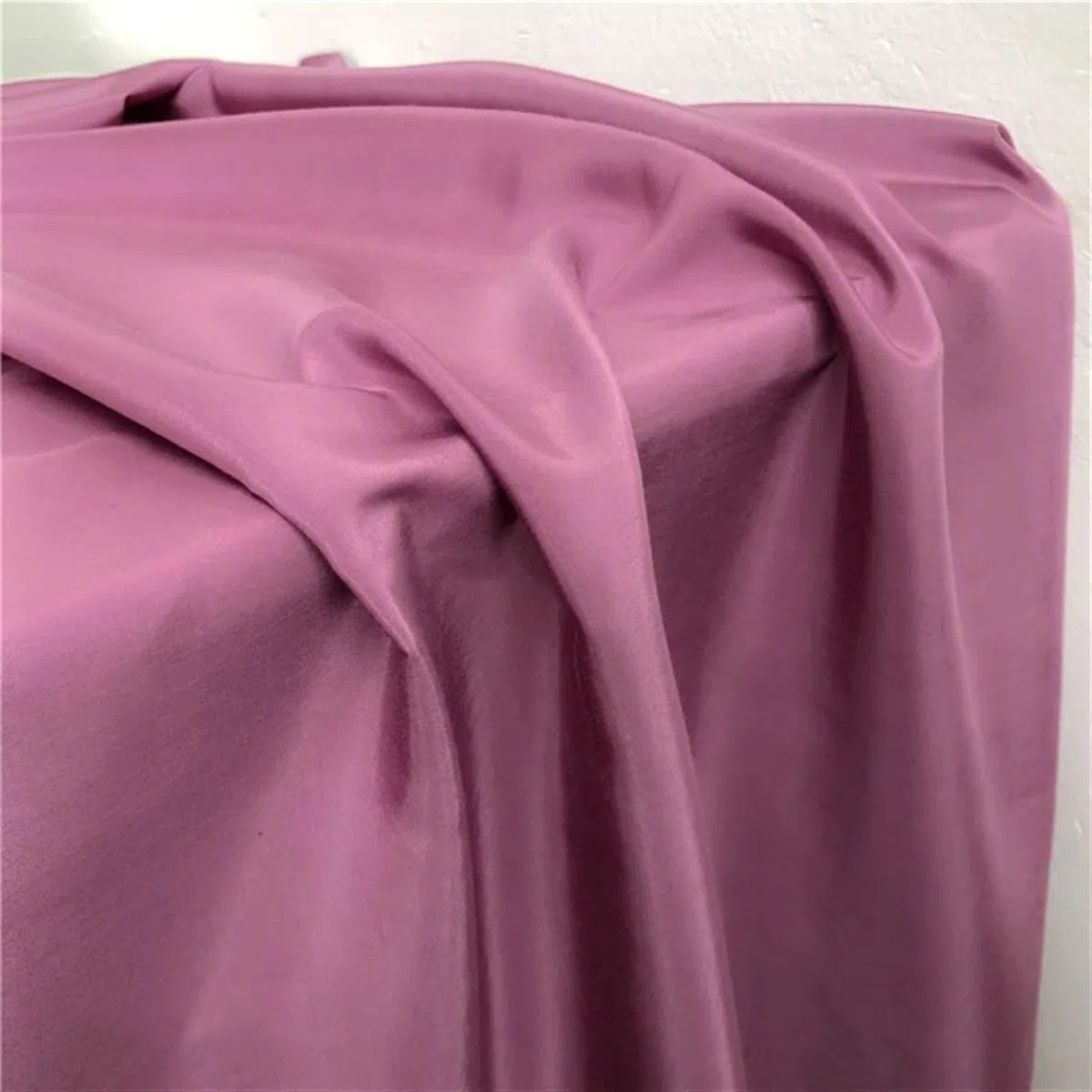 3/5/10 m fester 16-Momme-Seiden-Baumwollstoff für Sommerkleid, Hemd, Seidenfutter, Stoffmaterial, schwarz, weiß, marineblau, grün, rot, rosa Stoff zum Nähen (7 rosa, 140 cm x 10 m)