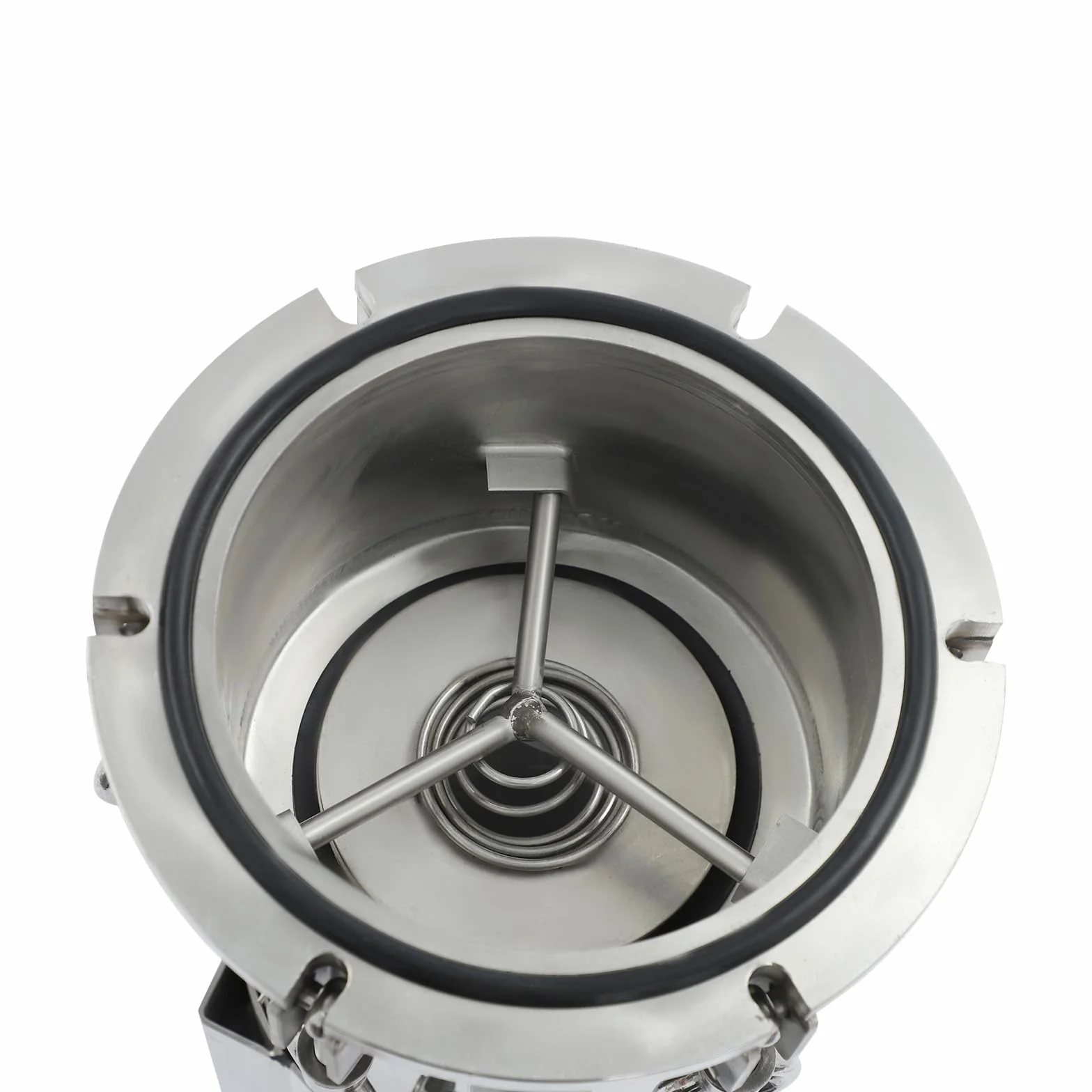 304 Edelstahl-Beutelfilter, Flüssigkeitsfilter Edelstahl Für Wasseraufbereitung, Tinte & Öl, Verstellbar, Hochdruck Beutelfilter, Industriefiltergehäuse, 0,09 m² Filterfläche, 0-6 T/H