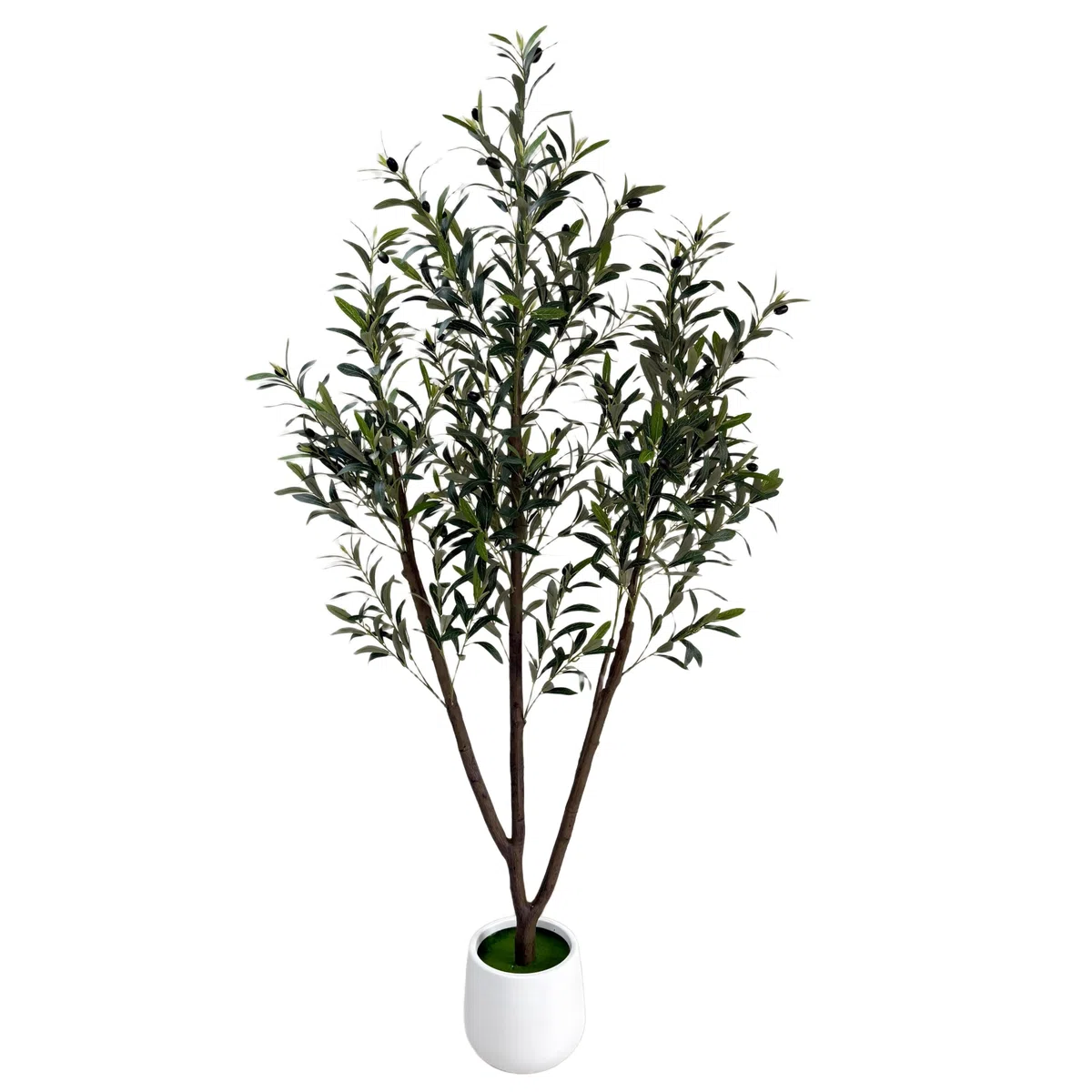 Künstlicher Olivenbaum mit Ständer, 1,8 m